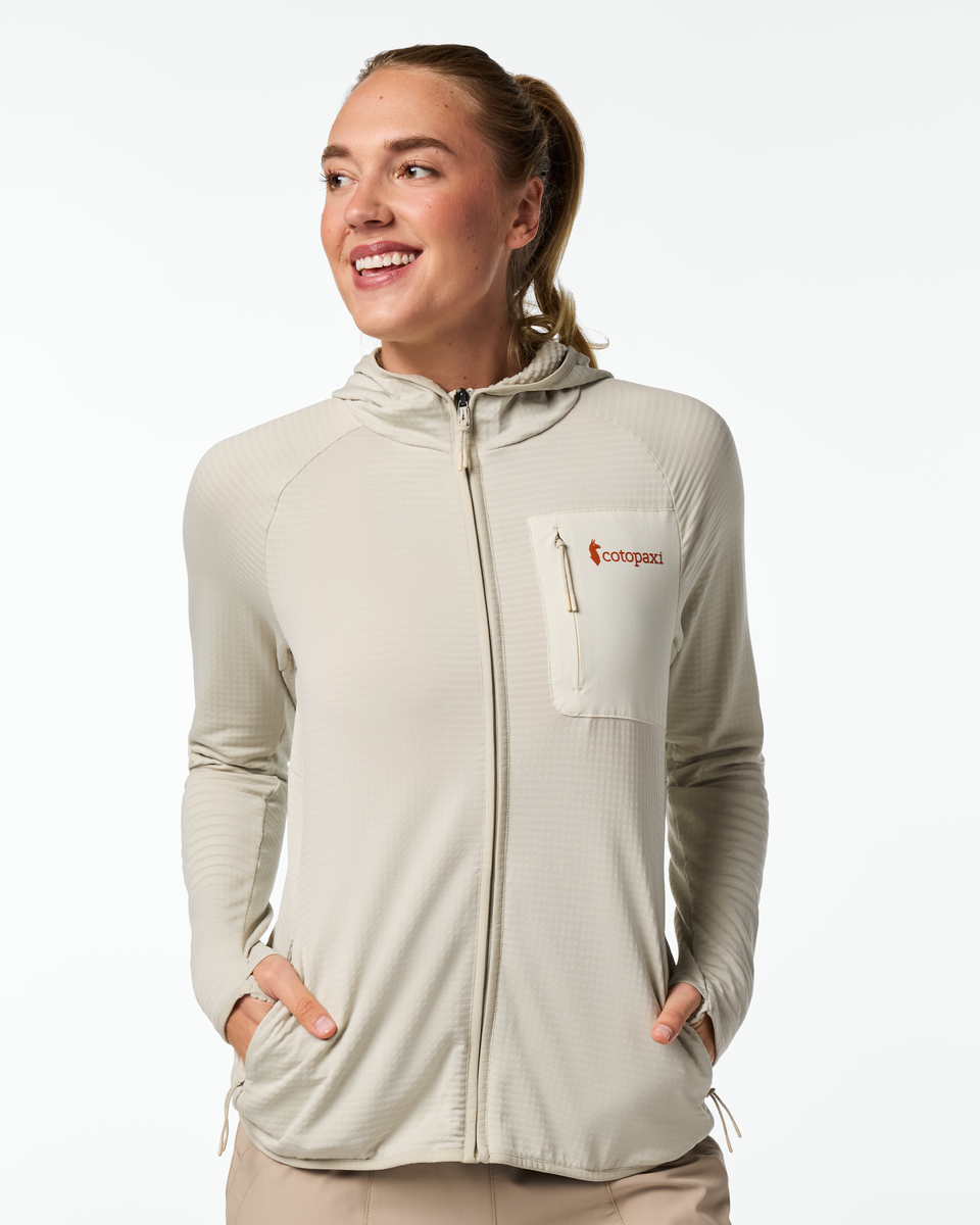 Otero Fleece Full Zip Hooded Jacket Women's - Image 11