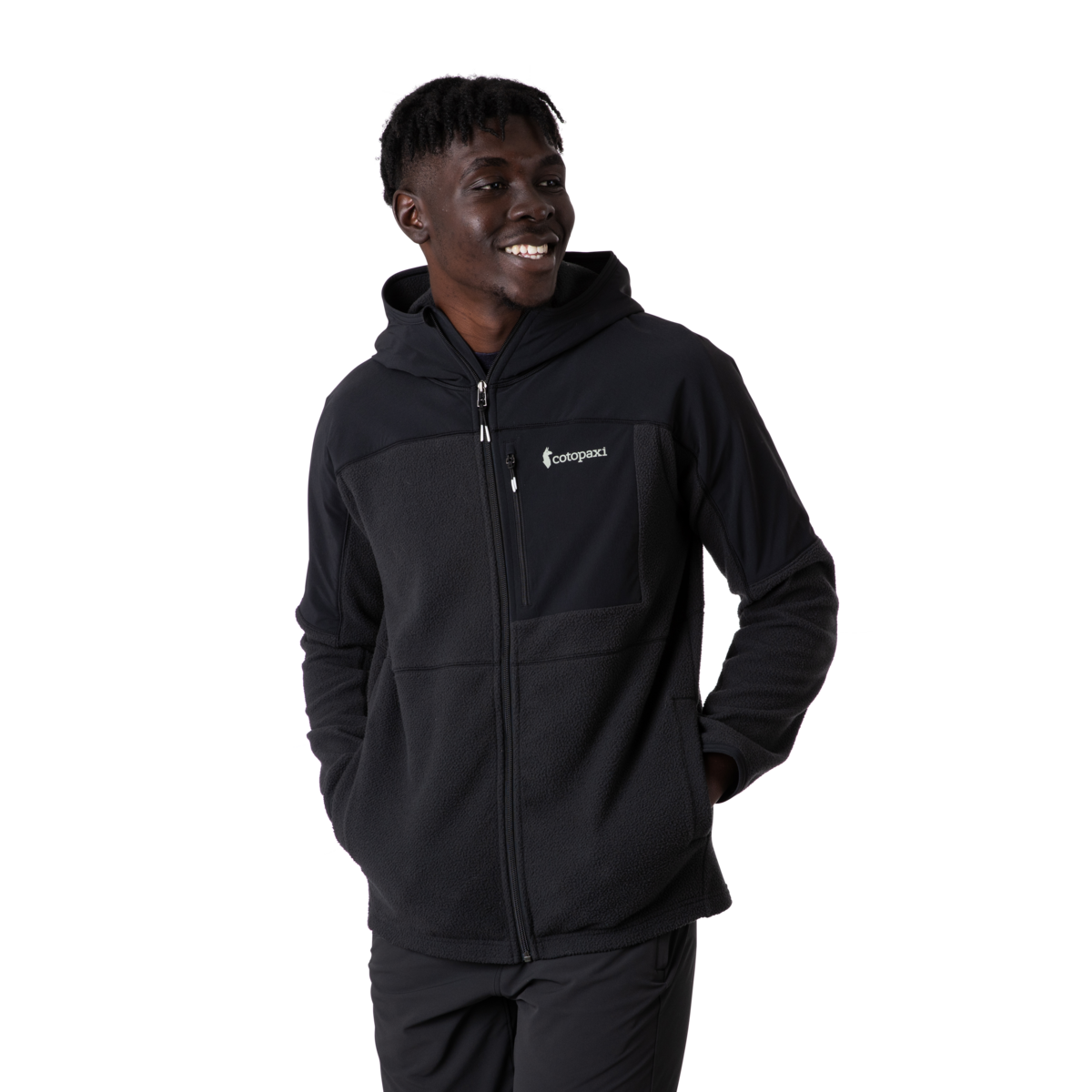 Abrazo Hooded Full Zip Fleece Jacket Men's - Image 8