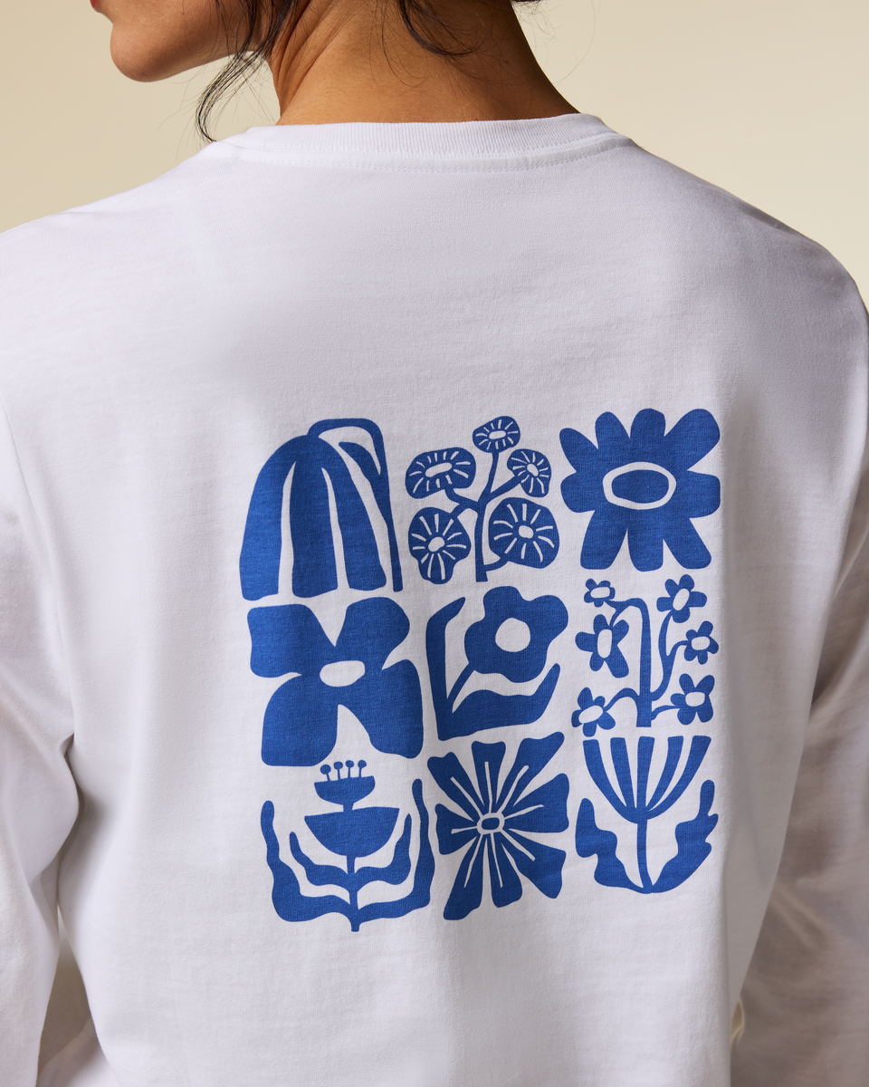 Flower Patch Long Sleeve T Shirt Women's - Image 12